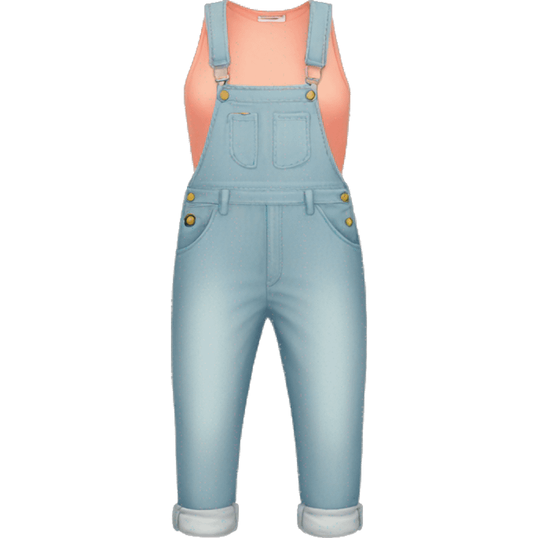 overalls with long pants piece of cloth item only emoji