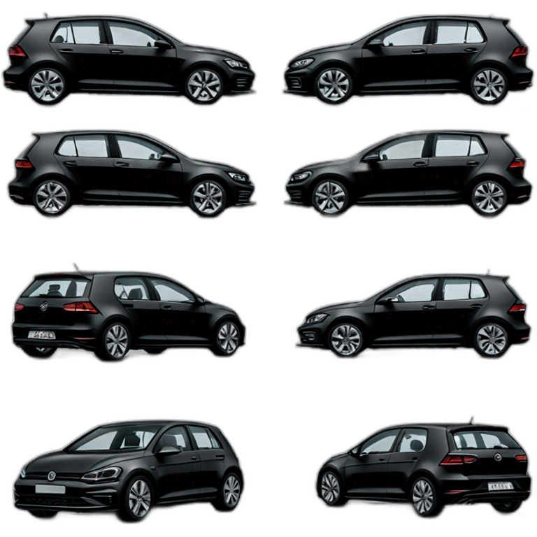 2023 Volkswagen Golf universal black emoji