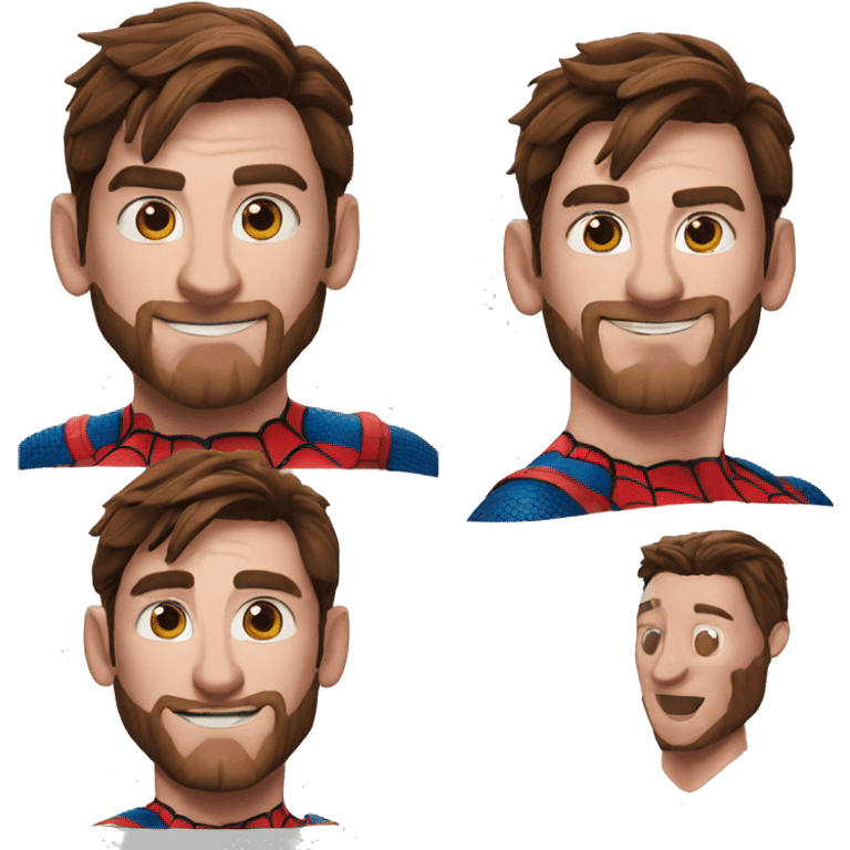 spider man leo messi emoji