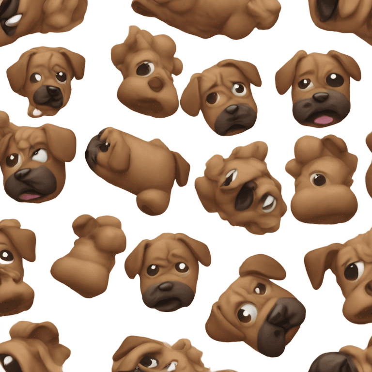 poop puppy emoji