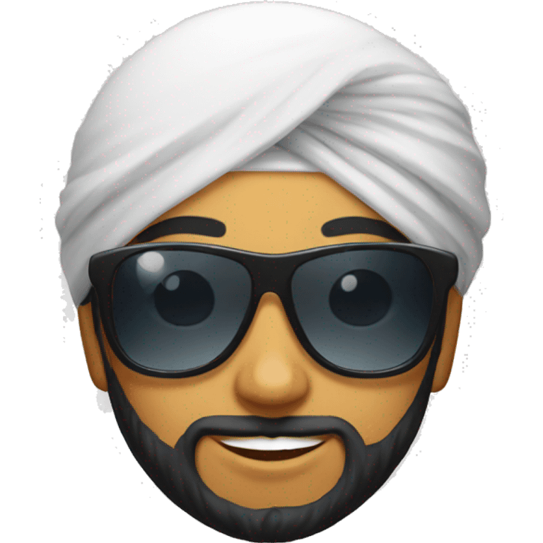 sikh boy with sun glasses emoji