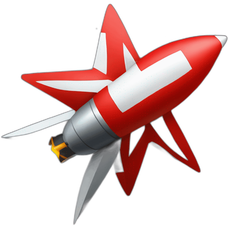 ICBM red star emoji