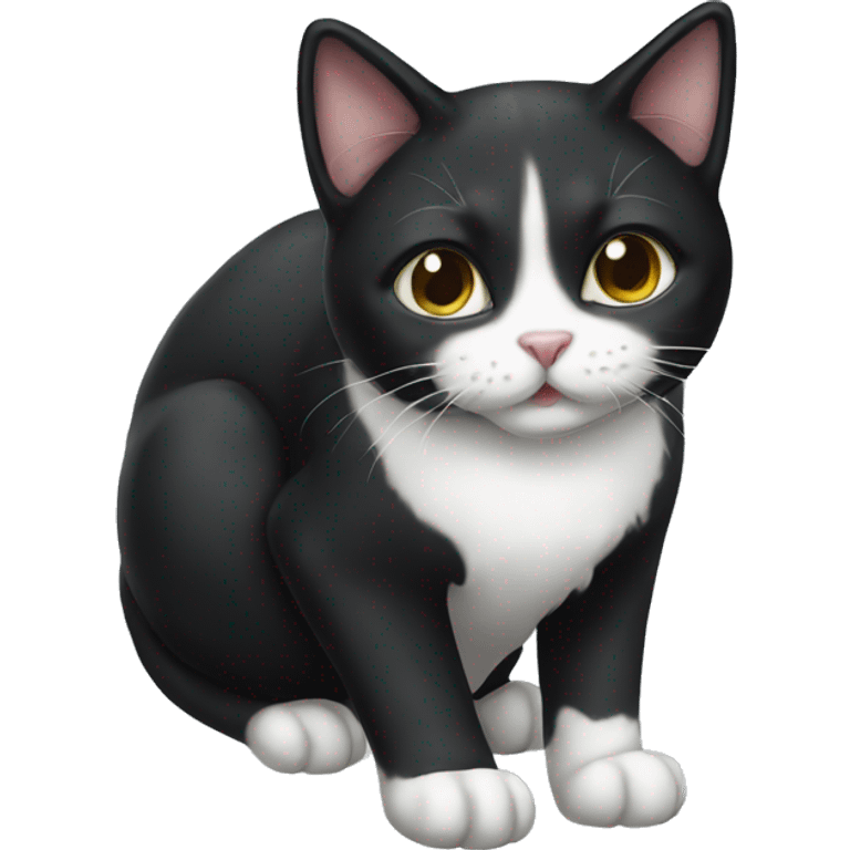 tuxedo cat emoji