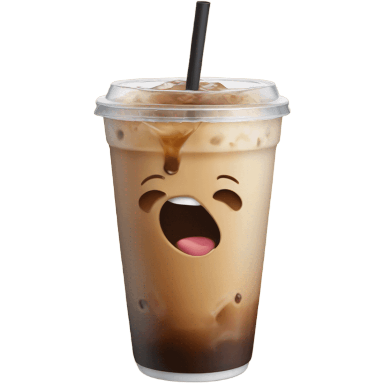 Iced coffee emoji