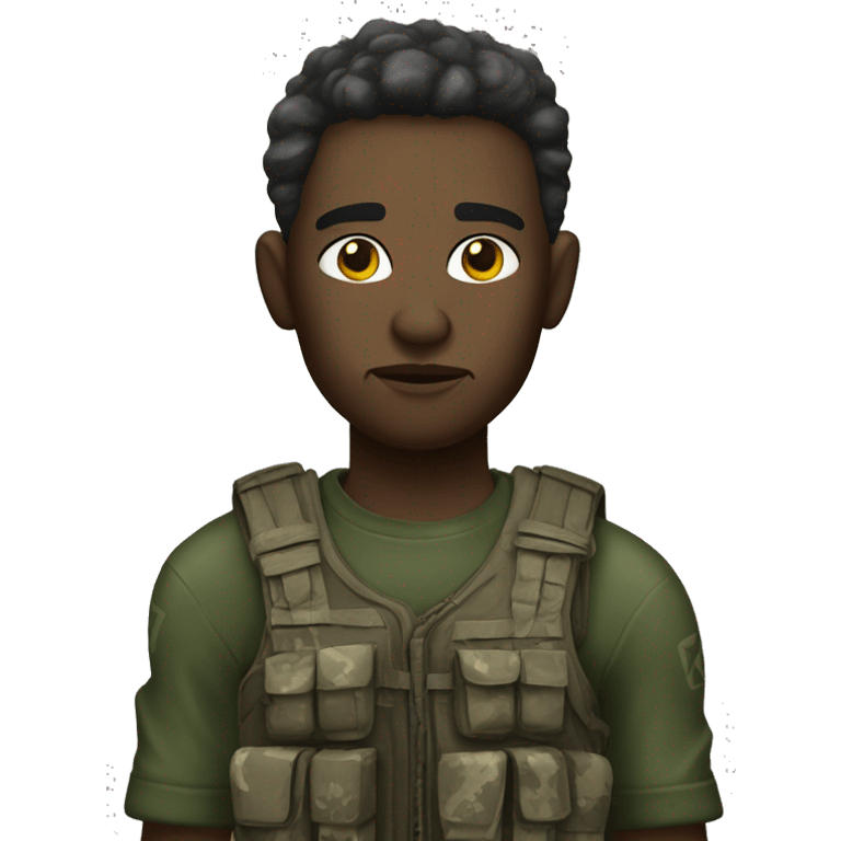 post apocalypse survivor with camo gea emoji