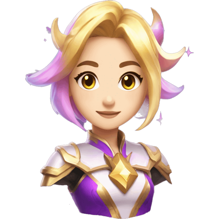 Star guardian lux from league of legends emoji