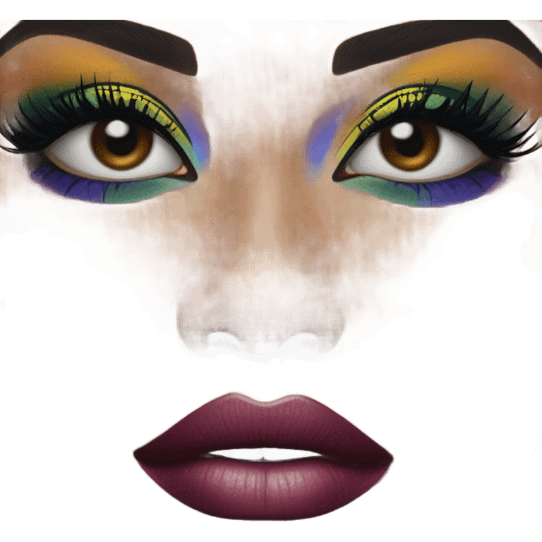 Stylish makeup emoji