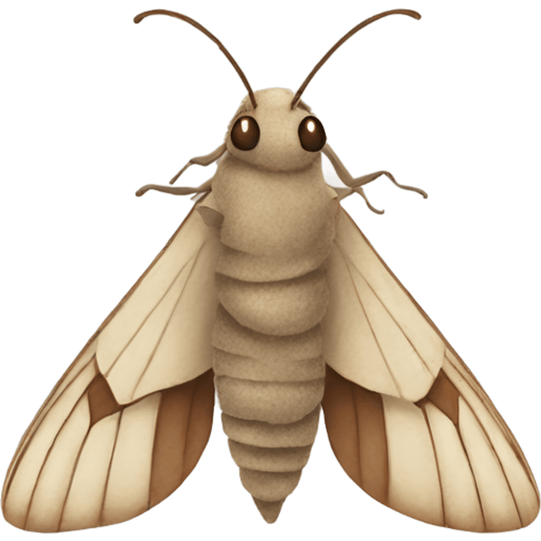 moth Man, image flying ￼ emoji