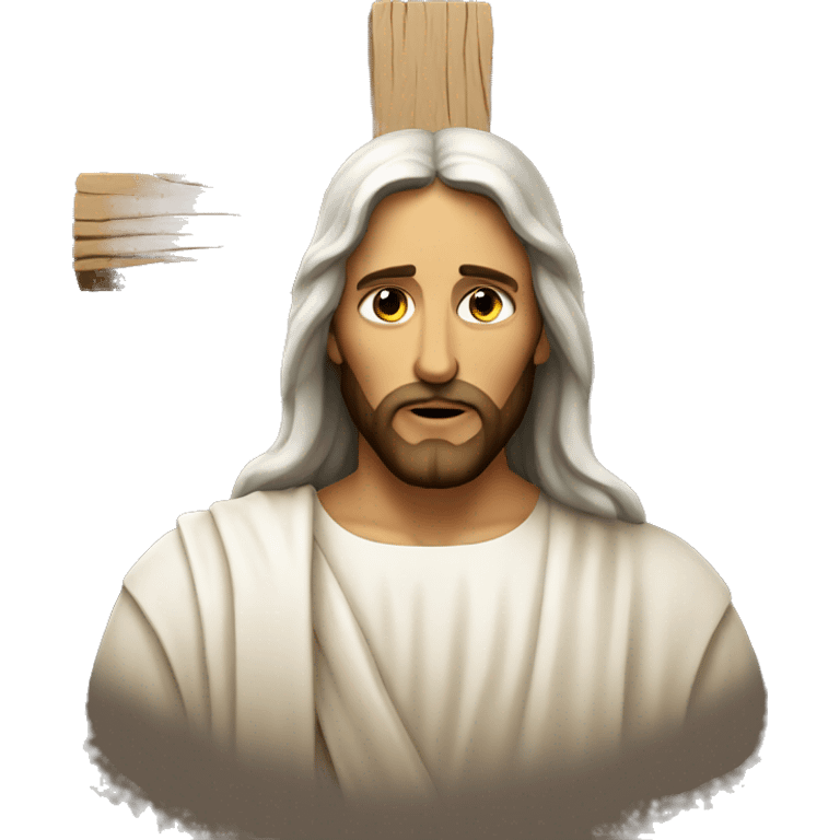 Jesus on cross emoji