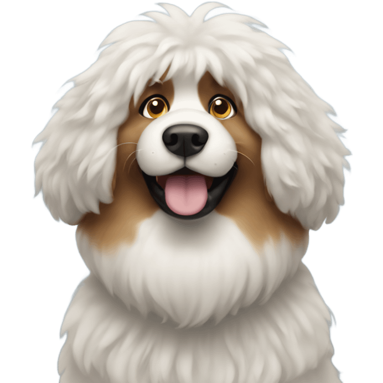 Big fluffy dog emoji