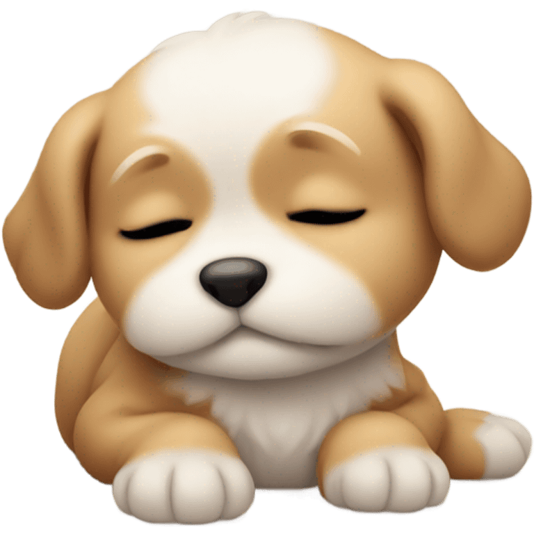 Sleeping puppy  emoji