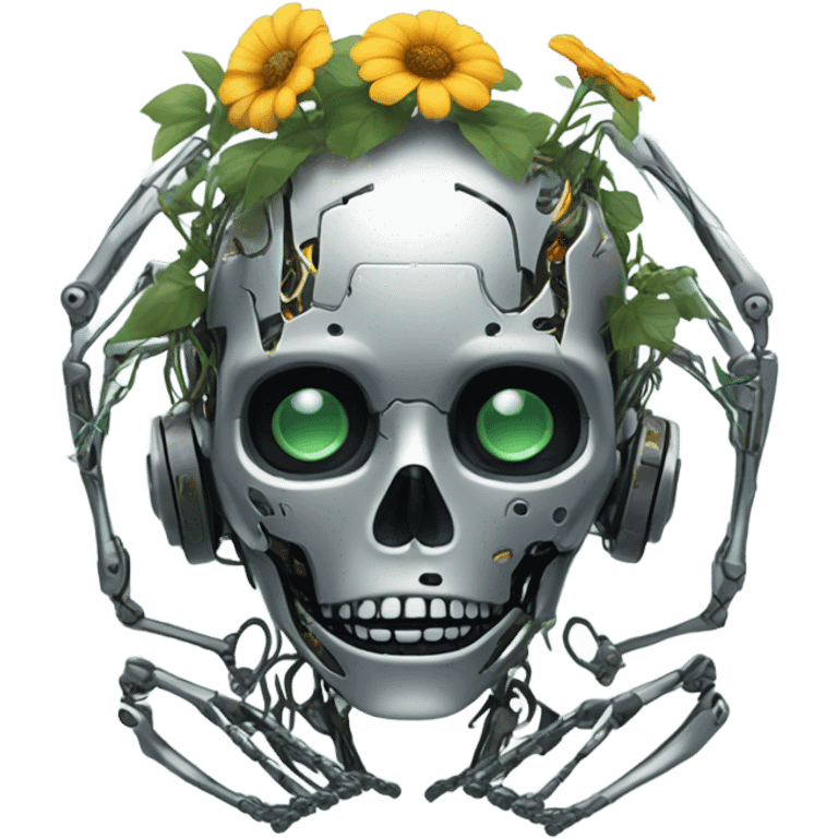 Cyborg grave emoji