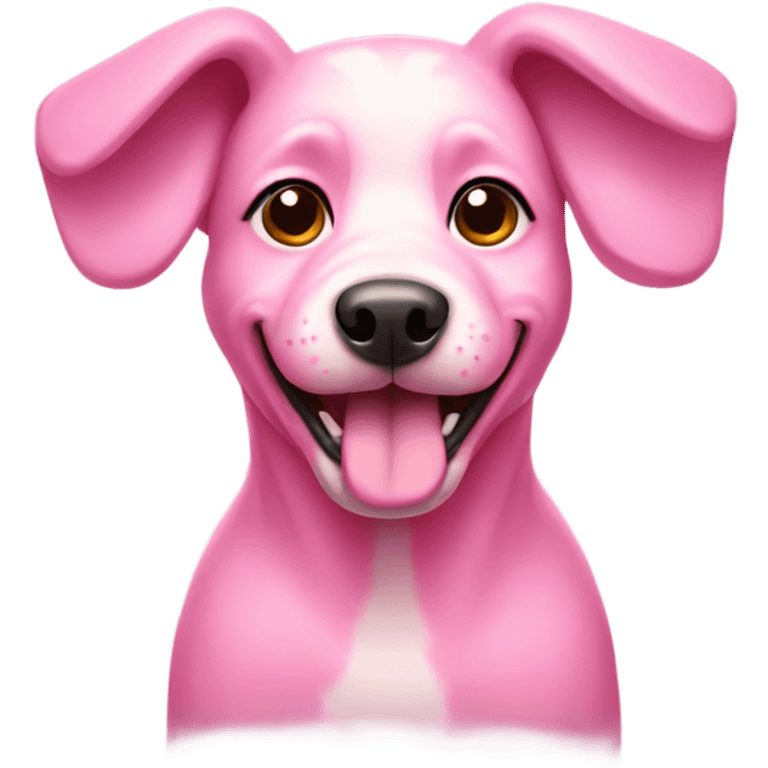 Pink doggy  emoji