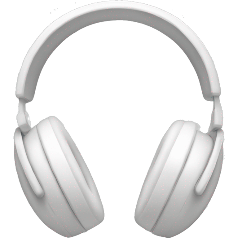 white headphones with white bows emoji