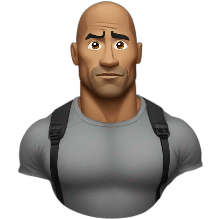 The rock with a suspicious head emoji