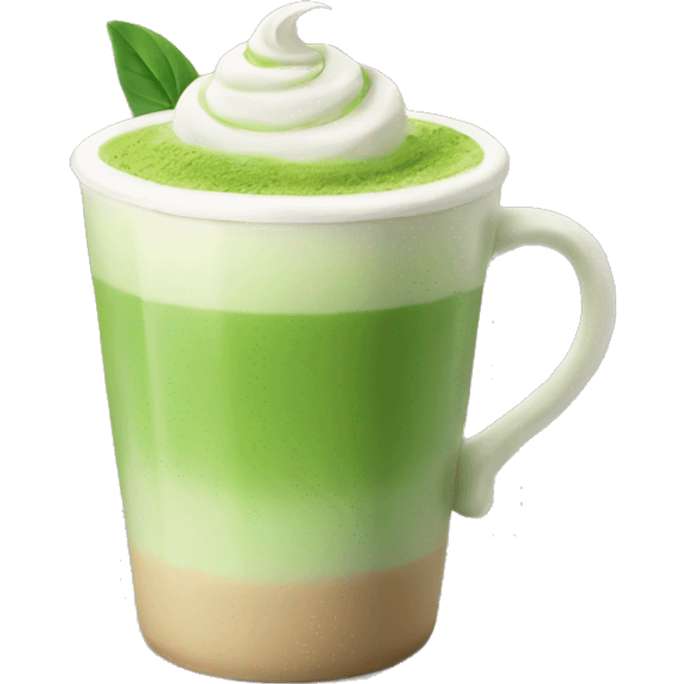 Matcha latte  emoji