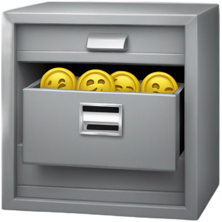 Deposit box grey emoji