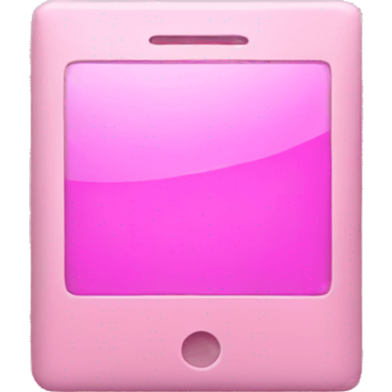 Pink iPhone  emoji