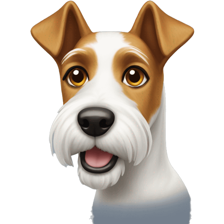 Fox terrier dog emoji emoji