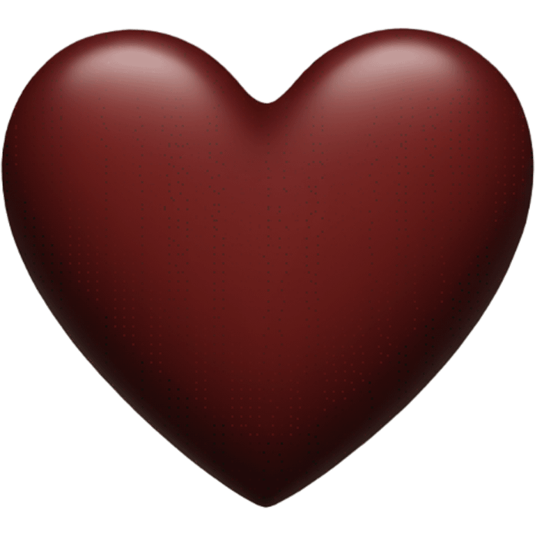 Dark red heart  emoji