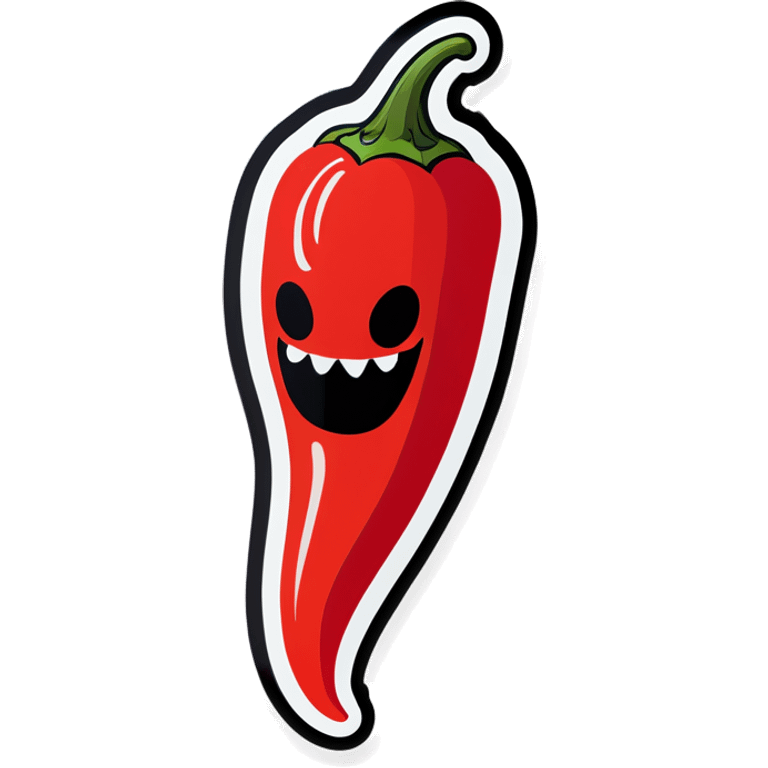 Ghost pepper emoji