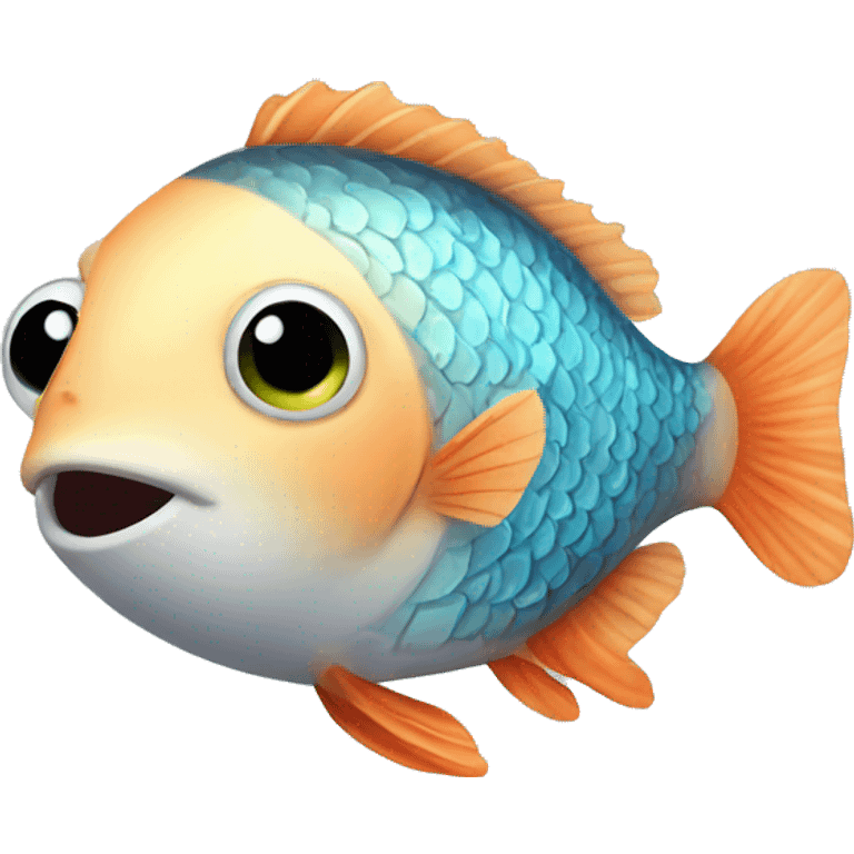 A cute fish emoji