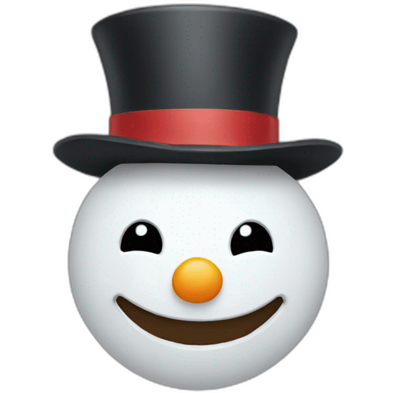 snowman head emoji