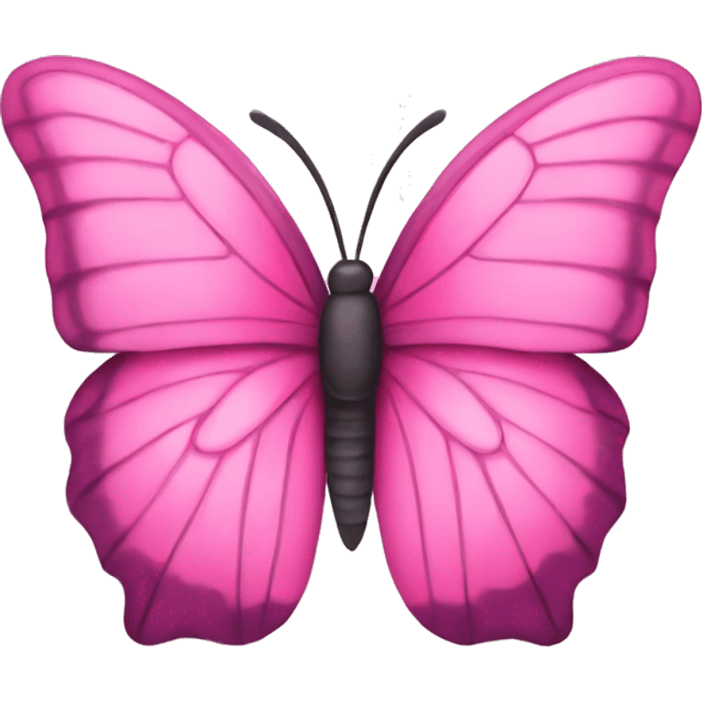 Pink butterfly  emoji