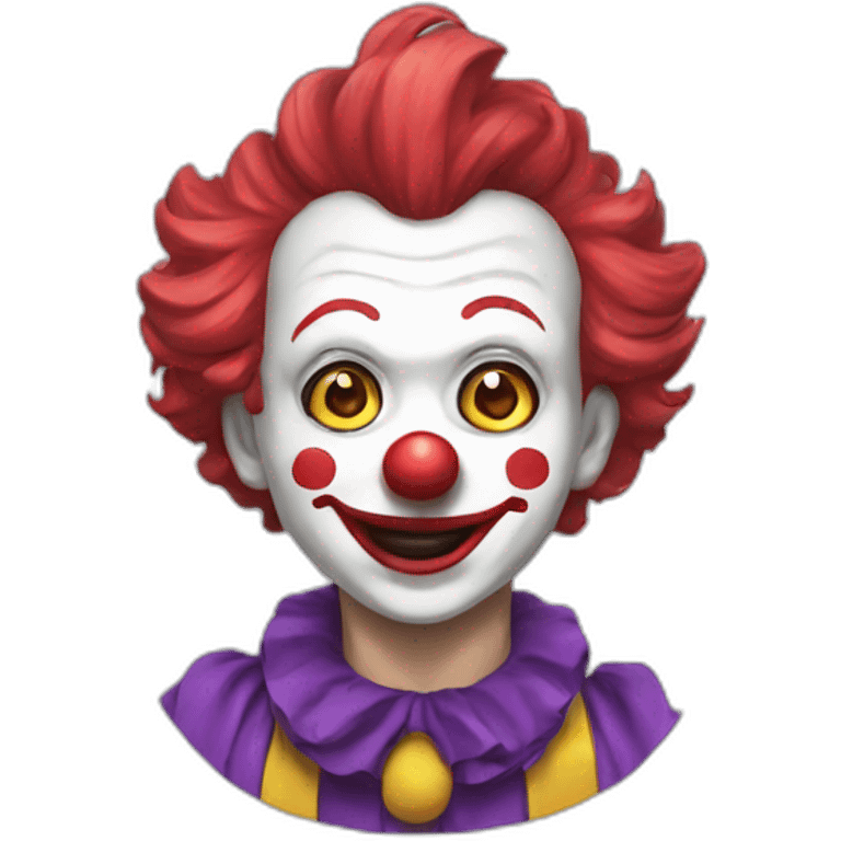 anime clown emoji