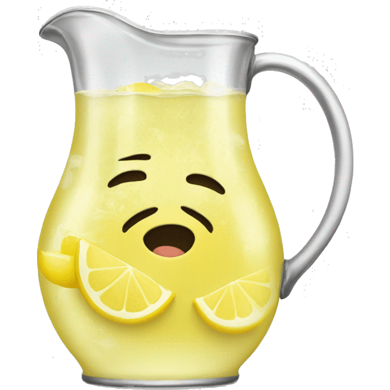 Pitcher full of lemonade emoji