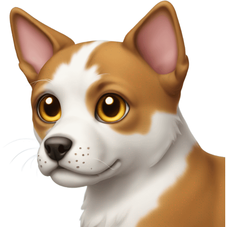 Hybrid dog cat  emoji