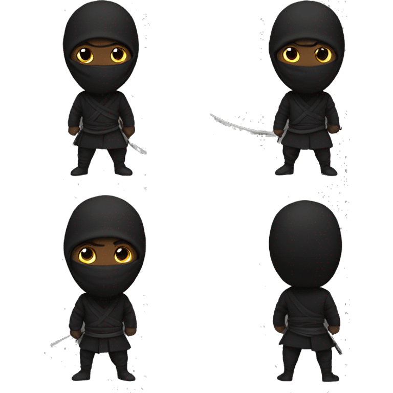 Ninja black emoji emoji