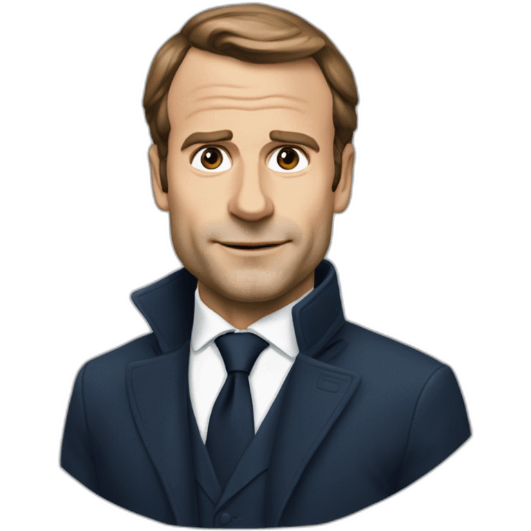 Macron qui trébuche emoji