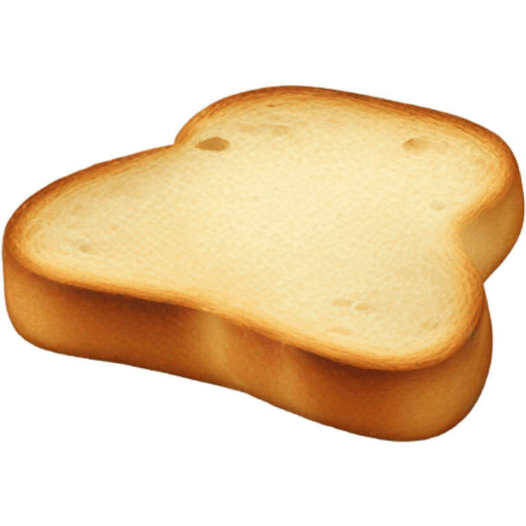 toasted bread with snow emoji