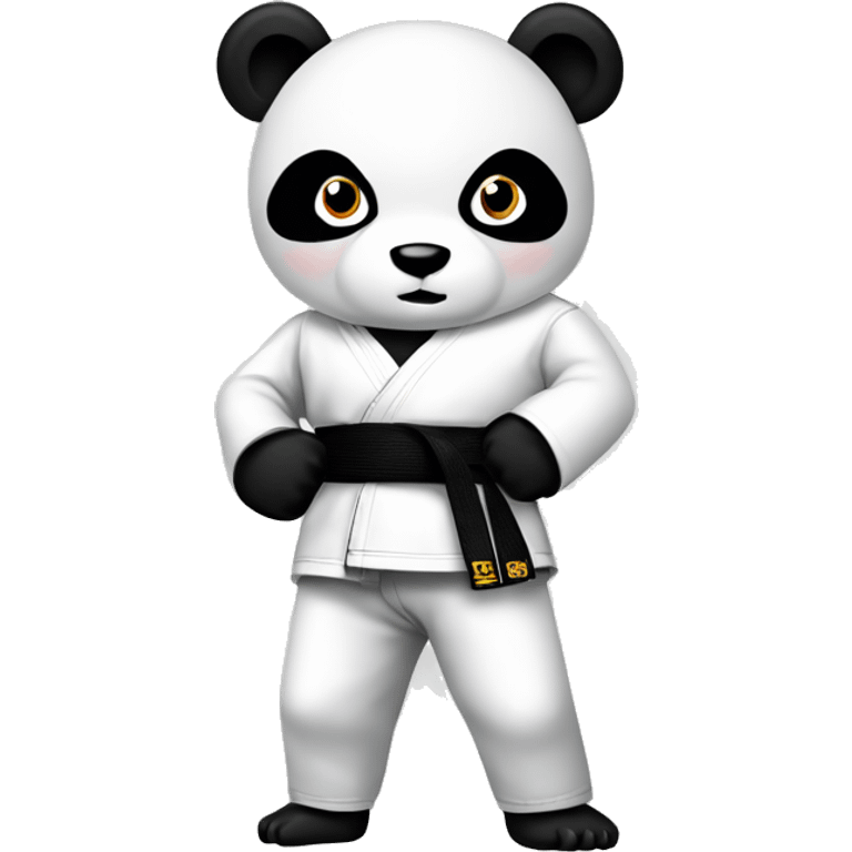  jiu jitsu panda black belt emoji emoji