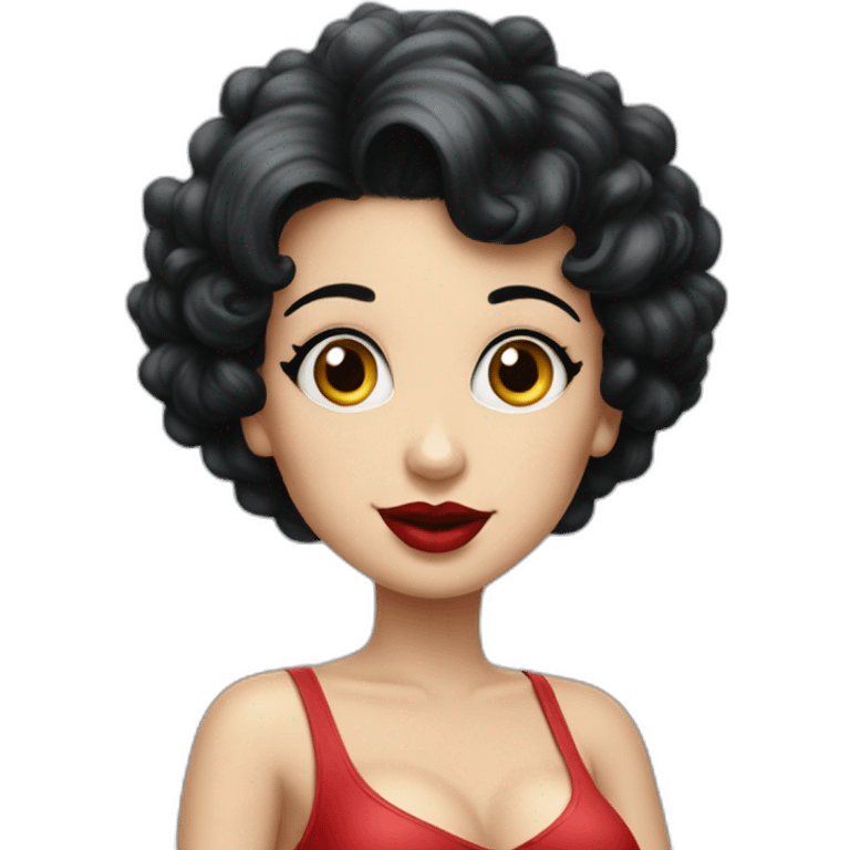 Betty boop emoji