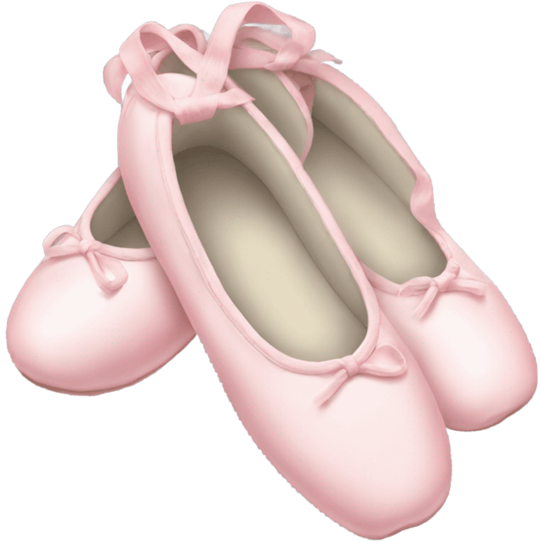 pastel pink ballet shoes emoji