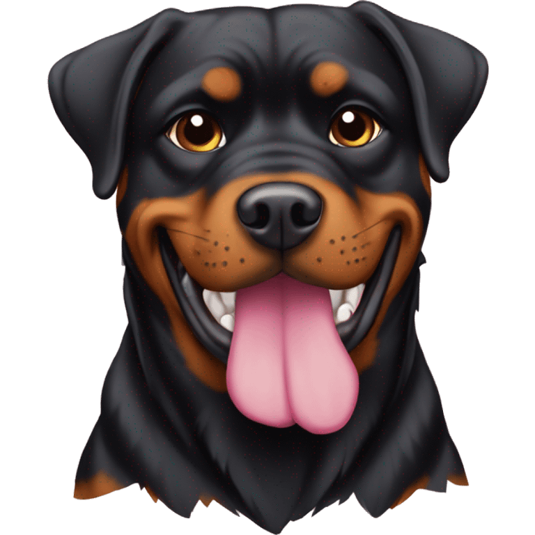 Rottweiler pink  emoji