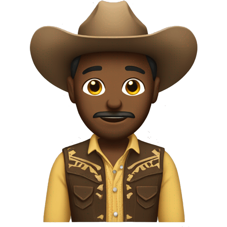  Cowboy with a dress emoji