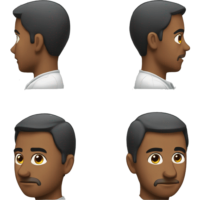 Man looking down emoji