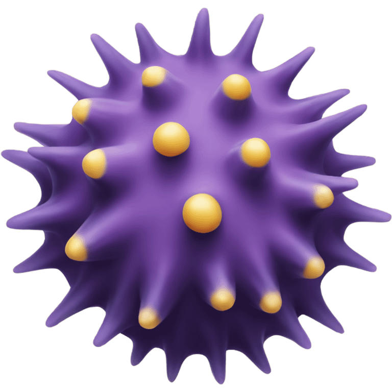 Sea urchin emoji