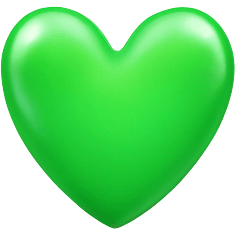 Green heart emoji