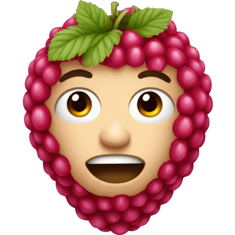 Raspberry emoji