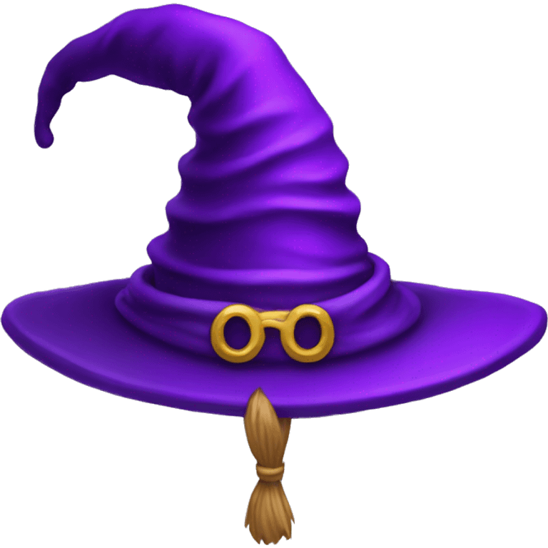 purple wizard hat emoji