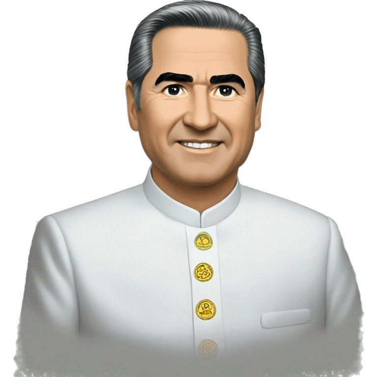 Gurbanguly Berdimuhamedow president Turkmenistan emoji