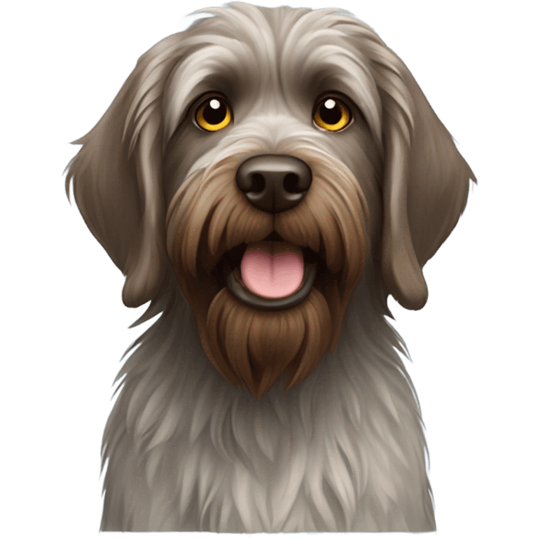 Wire haired pointing griffon emoji