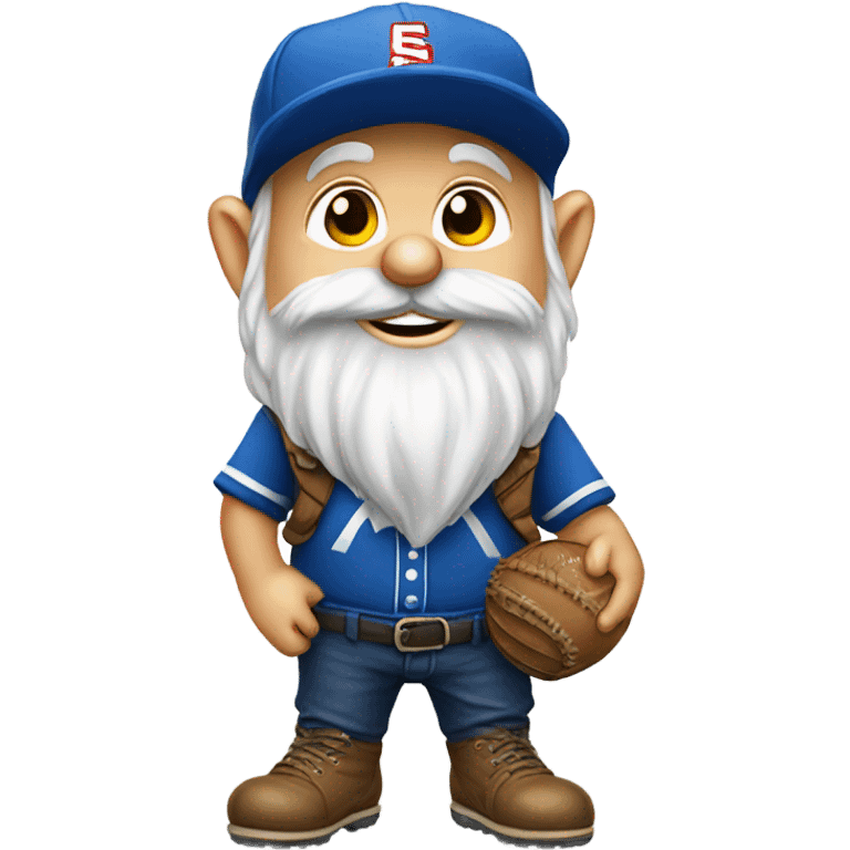 Gnome with baseball hat emoji