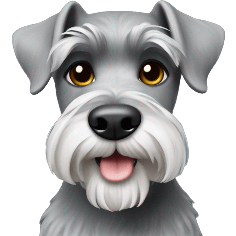 Schnauzer grey  emoji