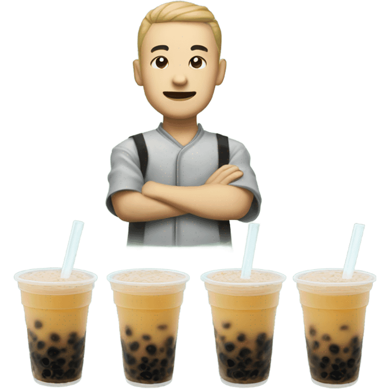 kung fu bubble tea emoji