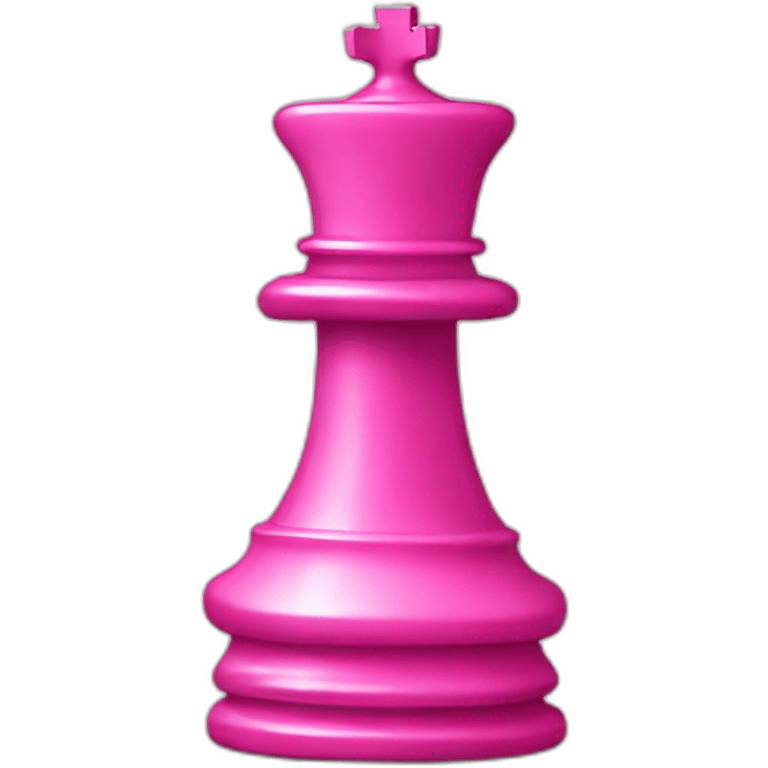 Pink chess piece emoji